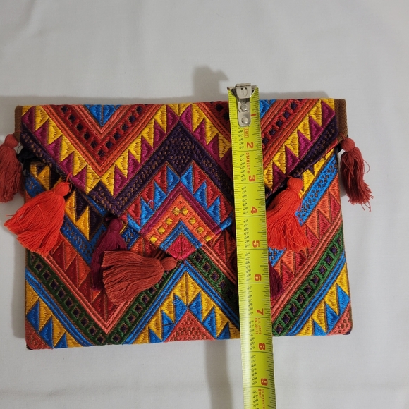 Guatemalan Pouch With Shoulder Strap - Picture 7 of 8
